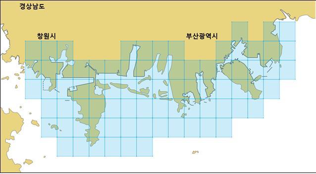 [부산=뉴시스] 국립해양조사원은 오는 11월까지 부산항 전체 해역에 대한 정밀수심측량을 실시한다고 13일 밝혔다. 사진은 부산항 항만해역 조사 구역도. (사진=국립해양조사원 제공) *재판매 및 DB 금지