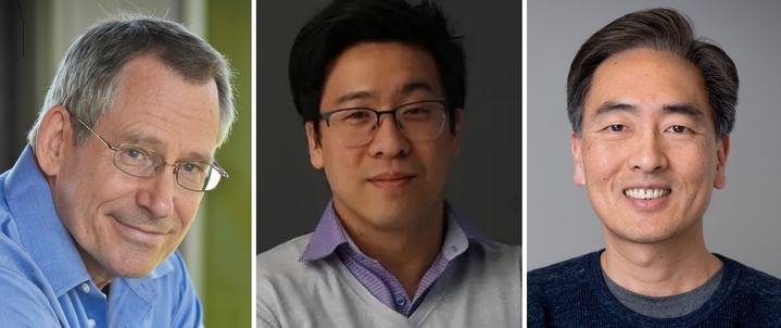 [대전=뉴시스] 왼쪽부터 존 프레스킬 칼텍 교수, 제리 초우 IBM 양자 인프라 개발 부문 이사, 김정상 듀크 대학교 교수. *재판매 및 DB 금지