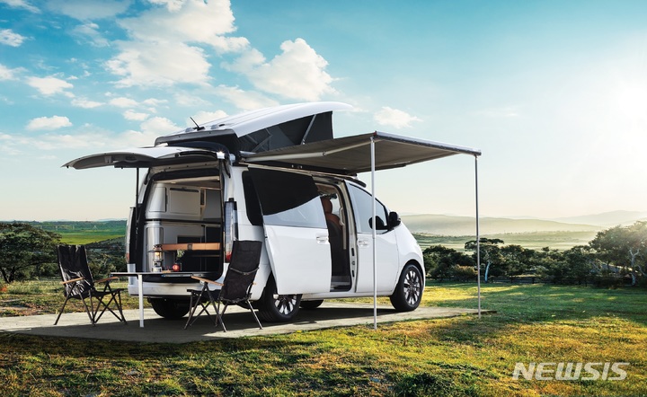 [서울=뉴시스]현대차 스타리아 라운지 캠퍼.(사진=현대자동차 제공) 2022.4.19 photo@newsis.com 