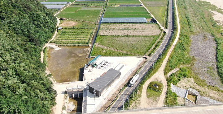 [안동=뉴시스] 배수개선 사업이 완료된 김천 금송지구. (사진=경북도 제공) 2022.04.21 *재판매 및 DB 금지