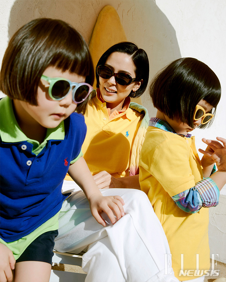 [서울=뉴시스] 김나영, 신우, 이준. 2022.04.22. (엘르 코리아 제공) photo@newsis.com