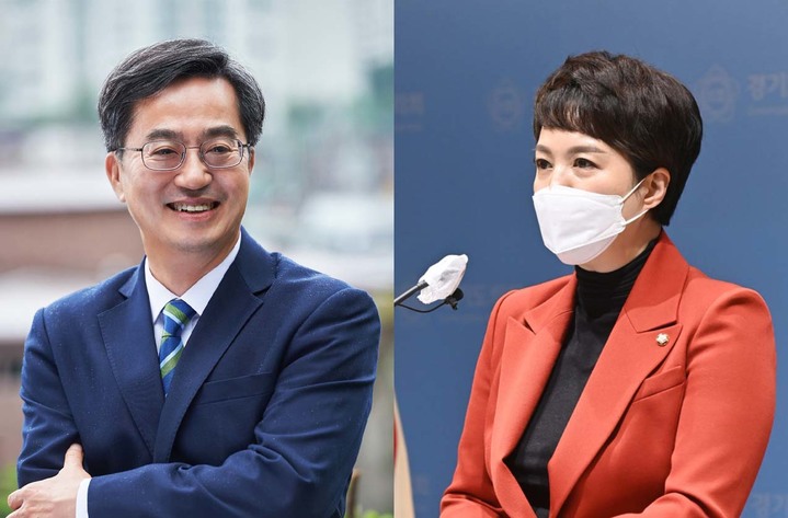 경기지사 '김동연 43.3% vs김은혜 43.9%'…오차범위 내 접전[리얼미터]