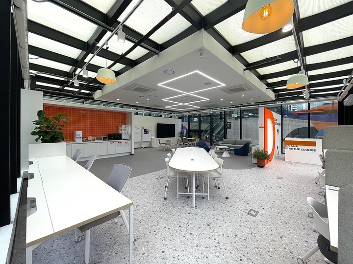 [부산=뉴시스] 28일 부산유라시아플랫폼에서 문을 여는 디캠프 스타트업 라운지 부산의 내부 모습.(사진=부산시 제공) *재판매 및 DB 금지