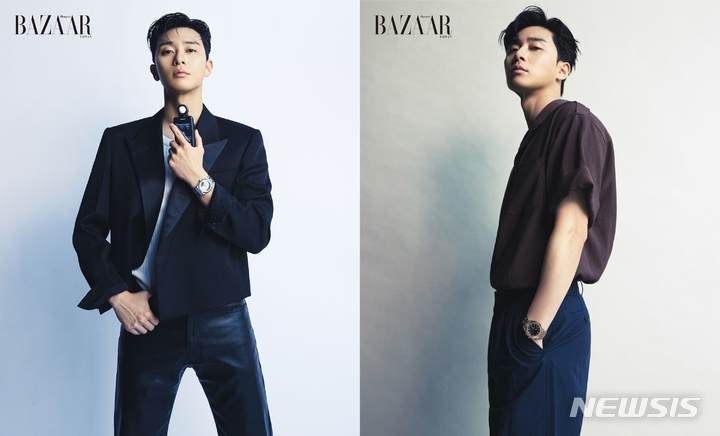 [서울=뉴시스] 매거진 하퍼스 바자 타이완 5월 호 박서준 커버 . 2022.04.27. (사진= 어썸이엔티 제공) photo@newsis.com*재판매 및 DB 금지