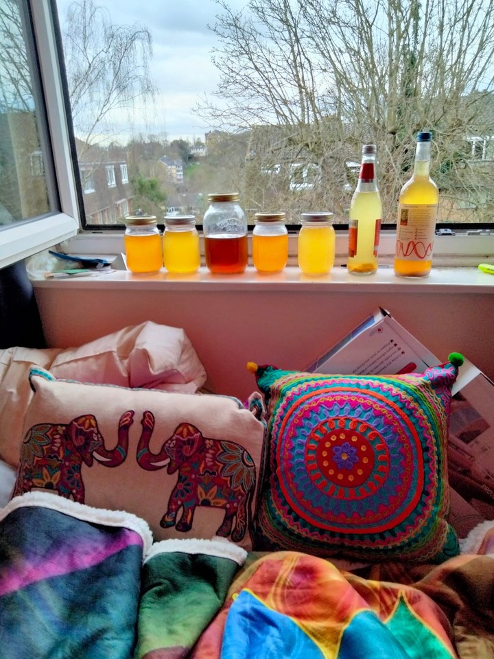 [서울=뉴시스] 영국의 해리 마타딘이 자신의 소변을 모은 모습 (사진=해리 마타딘 페이스북 갈무리) 2022.04.29. *재판매 및 DB 금지