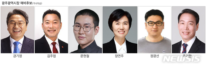 [광주=뉴시스] 광주시장 예비후보 