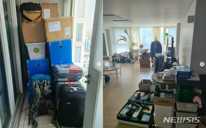 [서울=뉴시스] 한영 박군 신혼집. 2022.05.01. (사진= 한영 인스타그램 캡쳐) photo@newsis.com*재판매 및 DB 금지