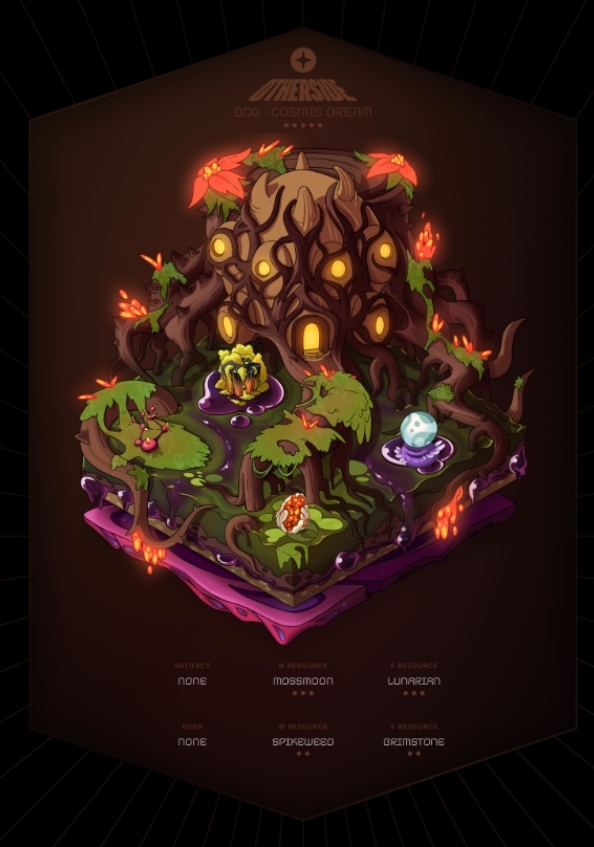 유가랩스가 개발 중인 메타버스 게임 '아더사이드(Othersides)' 내 아더디드(Otherdeeds)' 이미지 (사진=아더사이드 공식 트위터 갈무리) *재판매 및 DB 금지