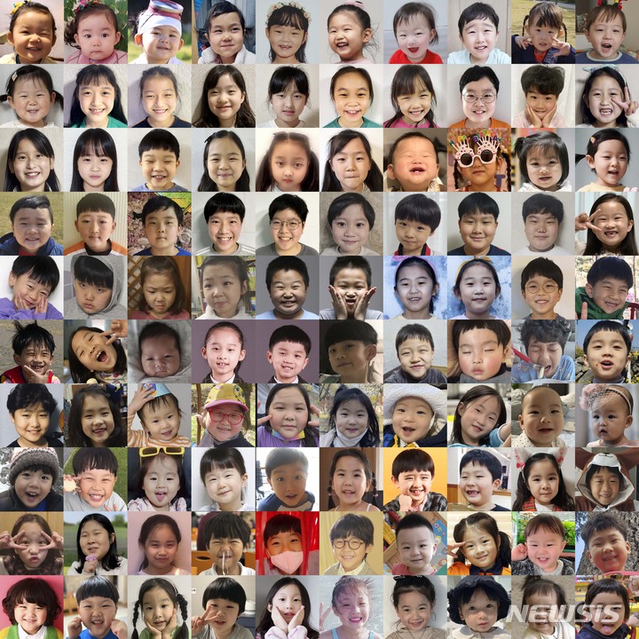 [서울=뉴시스] 정병혁 기자 = 2022년 5월 5일, 어린이날이 100주년을 맞습니다. 뉴시스가 100주년 어린이날을 맞아 어린이 100명의 다양한 표정을 모아 봤습니다. 2022.05.04. photo@newsis.com