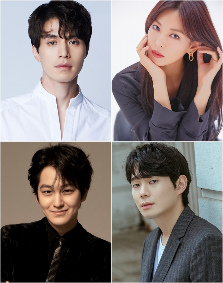 왼쪽 위부터 시계방향 이동욱, 김소연, 류경수, 김범