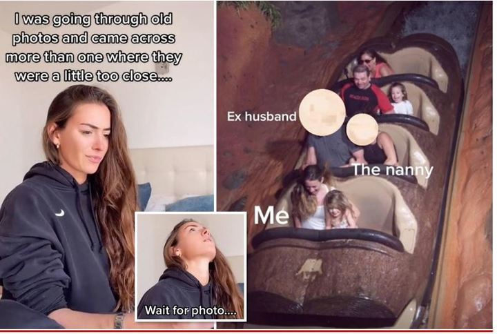 [서울=뉴시스] 전 남편과 유모의 불륜 사실을 알게된 미국 여성의 동영상 (사진 출처=틱톡) 2022.05.03. photo@newsis.com *재판매 및 DB 금지