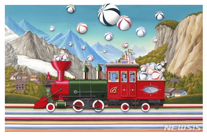 [서울=뉴시스]박현웅 개인전, '잠시 구름처럼 쉬어감, 또 다른 여행을 꿈꾸며'. 사진=선화랑 제공.