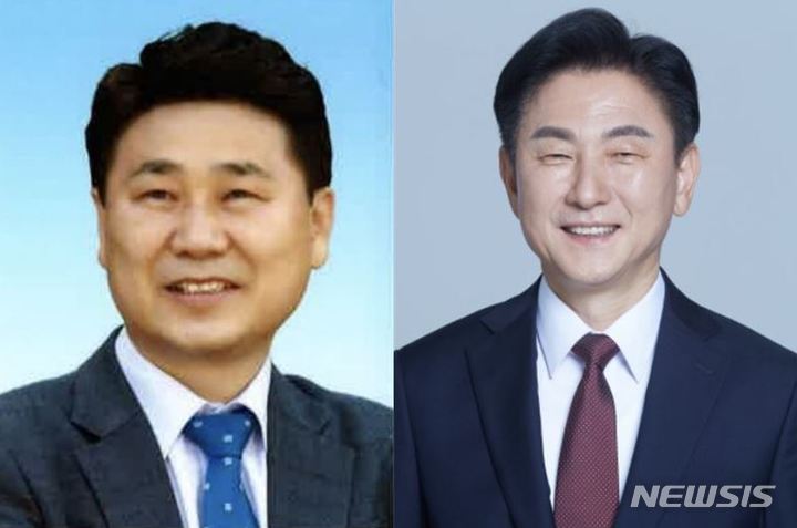 더불어민주당 김원기 후보(왼쪽), 국민의힘 김동근 후보. 