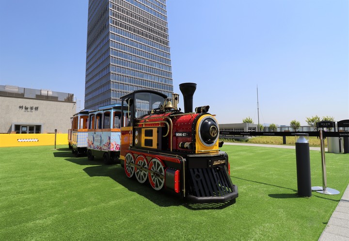 [대전=뉴시스] 대전신세계 하늘공원에 조성된 어린이를 위한 테마파크. *재판매 및 DB 금지