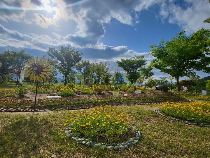 유럽풍 미니정원. 구례군 제공 *재판매 및 DB 금지