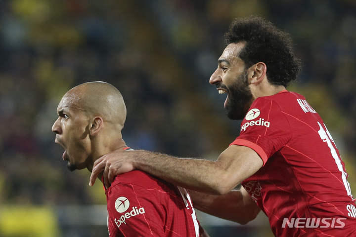 [비야레알=AP/뉴시스]리버풀, 3년 만에 유럽 챔스 결승행. 2022.05.03.