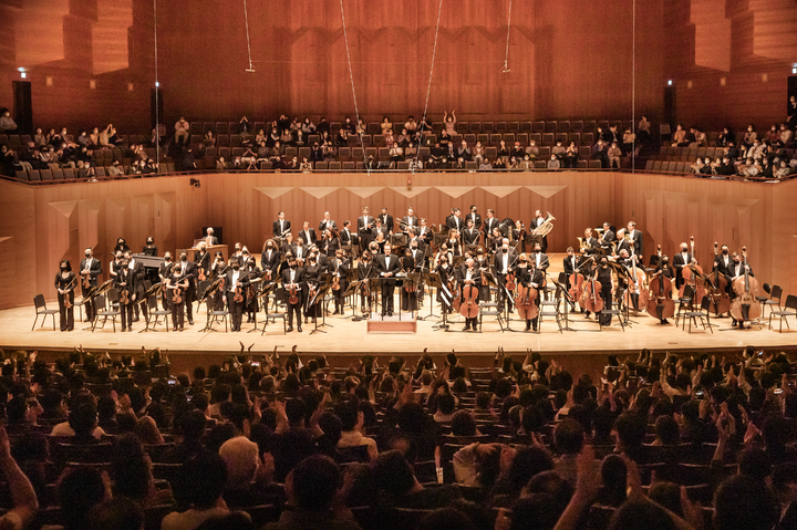 [서울=뉴시스]지난 3일 서울 서초구 예술의전당 콘서트홀에서 열린 프랑스 메츠 국립 오케스트라 내한 공연. (사진=라보라 예술기획 제공) 2022.05.06. photo@newsis.com *재판매 및 DB 금지
