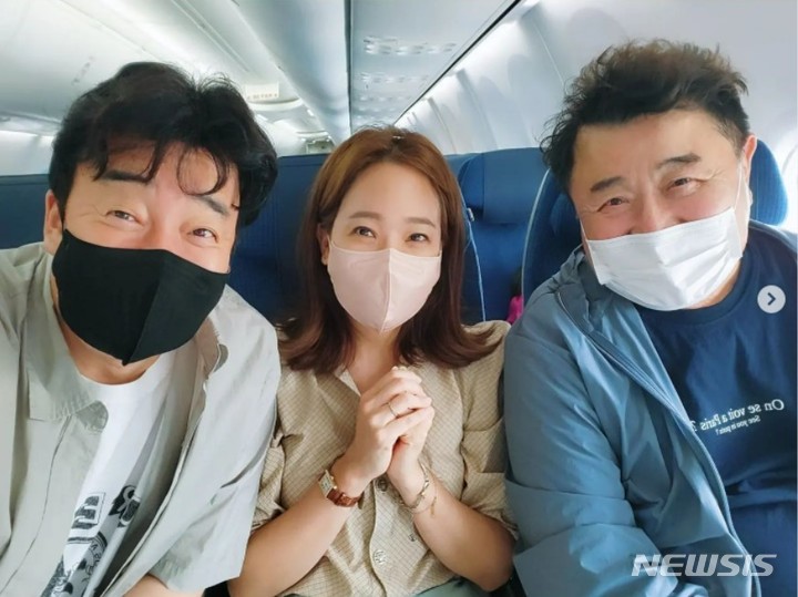 [서울=뉴시스] 왼쪽부터 백종원, 소유진, 백일섭. 2022.05.07. (사진 = 소유진 인스타그램 캡쳐) photo@newsis.com*재판매 및 DB 금지