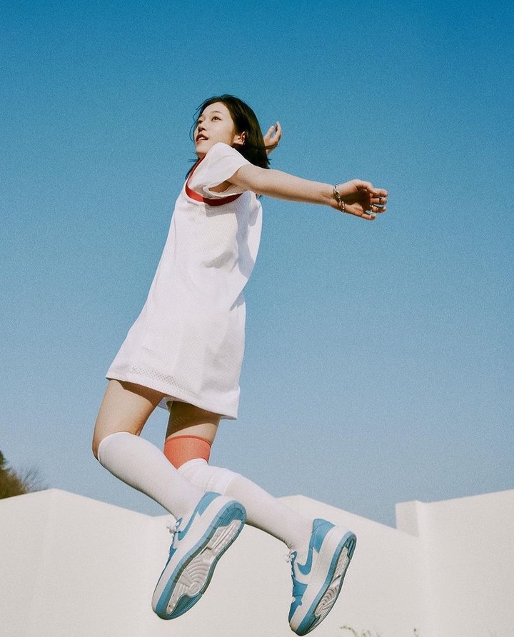 [서울=뉴시스] 노윤서 나이키 멤버데이즈 사진. 2022.05.10. (노윤서 인스타그램 캡처, 나이키 제공) photo@newsis.com *재판매 및 DB 금지