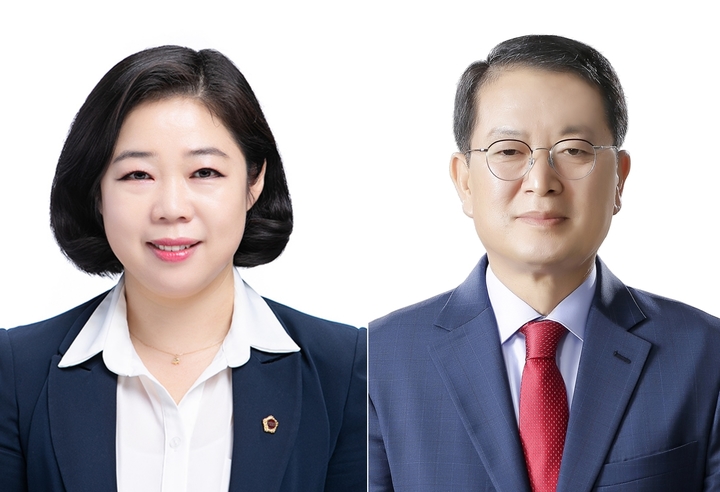 울산 남구청장 후보. 더불어민주당 이미영, 국민의힘 서동욱 후보(사진 왼쪽부터 차례대로)  *재판매 및 DB 금지