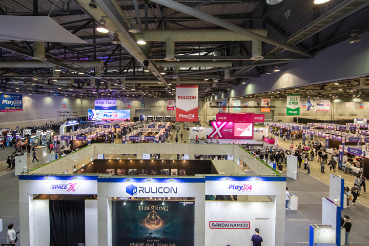 12일 오전 킨텍스 제2전시장에서 2022년 플레이엑스포(PlayX4)가 개막했다. (사진=경기도 제공) *재판매 및 DB 금지
