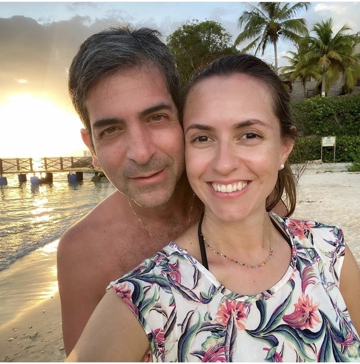 [서울=뉴시스] 지난 9일(현지시간) 마르셀로 페치와 그의 아내 클라우디아 아길레라가 함께 신혼여행을 즐기고 있다. (사진=클라우디아 아길레라 인스타그램 캡처) 2022.05.13. *재판매 및 DB 금지