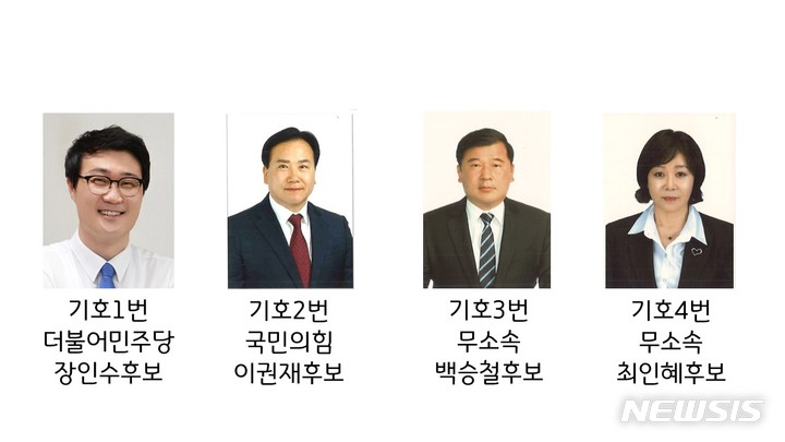 오산시장 선거 4자 대결…'2강2약' 대진표 확정