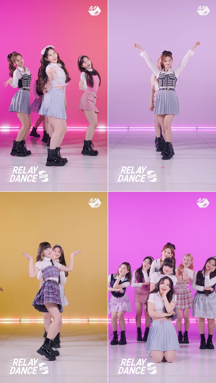 [서울=뉴시스] 엔믹스 릴레이댄스 어게인 '왓 이즈 러브(What is Love)' 화면 캡처 2022.05.17. (사진= JYP 엔터테인먼트 제공 ) photo@newsis.com *재판매 및 DB 금지