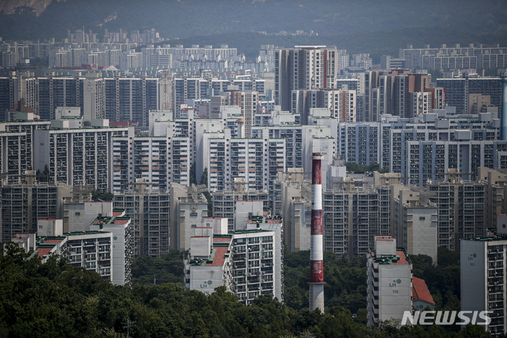 서울시내 아파트 단지. 뉴시스 자료사진.
