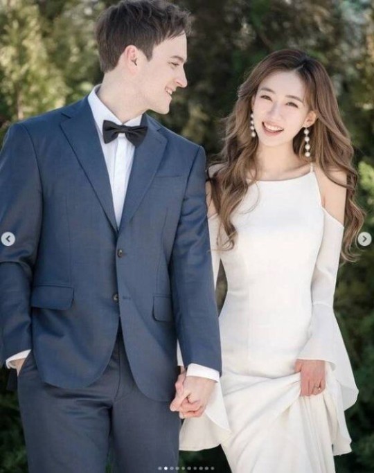 [서울=뉴시스] 기욤 패트리 웨딩 화보 2021.05.18 (=인스타그램 캡처) photo@newsis.com  *재판매 및 DB 금지