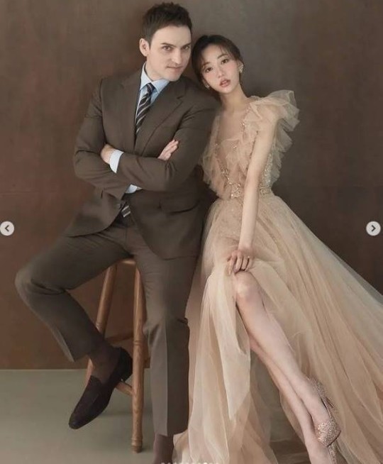 [서울=뉴시스] 기욤 패트리 웨딩화보 2021.05.18 (=인스타그램 캡처) photo@newsis.com  *재판매 및 DB 금지