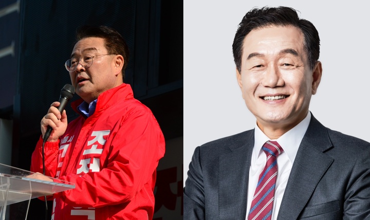 [서울=뉴시스]왼쪽부터 조전혁·조영달 서울시교육감 후보. (사진=각 후보 선거캠프 제공) 2022.05.19. photo@newsis.com *재판매 및 DB 금지