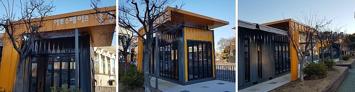 [진주=뉴시스] 경남문화예술회관' 아트스페이스 남강' 전경. *재판매 및 DB 금지