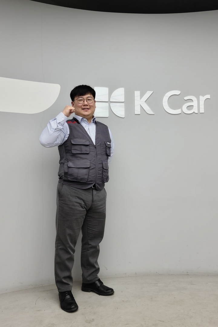 [서울=뉴시스]케이카 2021년 매입왕 최기원 케이카 강서직영점 차량평가사(사진=케이카 제공) *재판매 및 DB 금지