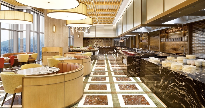 [서울=뉴시스]조선팰리스 강남 호텔의 뷔페 레스토랑 콘스탄스. (사진출처: 조선팰리스 강남 홈페이지 캡쳐) 2022.05.20.