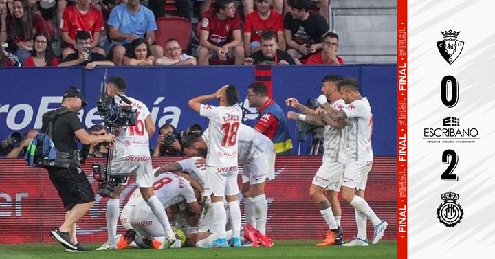 이강인의 소속팀인 마요르카가 오사수나와 2021~22 스페인 프리메라리가 최종전에서 2-0으로 이기고 잔류에 성공했다. (사진=마요르카 구단 공식 SNS) 2022.05.23. *재판매 및 DB 금지