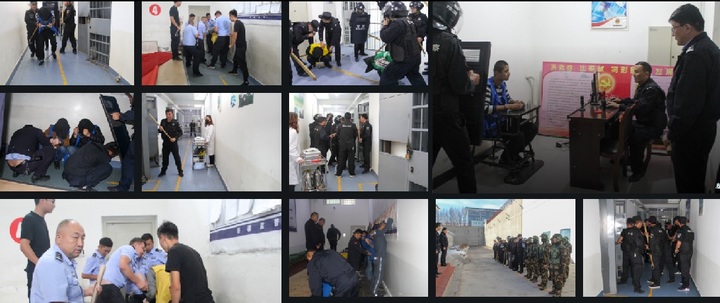 [서울=뉴시스]﻿﻿미국, 영국 등 유엔 51개 회원국이 중국의 신장 위구르족 인권 침해를 규탄하는 성명을 냈다. 사진은 중국 정부가 신장위구르자치구에서 위구르족을 비롯한 이슬람 소수민족 문화를 말살하기 위해 강제수용소를 운영했다는 증거 영상들이 포함됐다. <사진출처: 신장폴리스파일 사이트> 2023.10.20