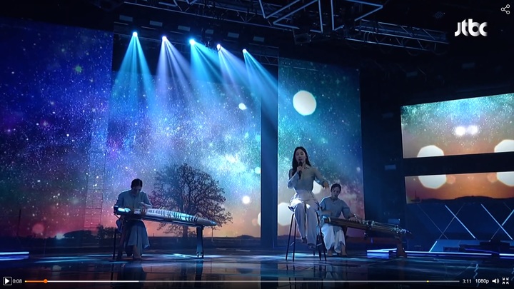 [산청=뉴시스] JTBC 풍류대장 해음 공연장면. *재판매 및 DB 금지