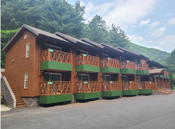 리모델링 마친 칼봉산자연휴양림 숙박시설. (사진=가평군 제공) *재판매 및 DB 금지