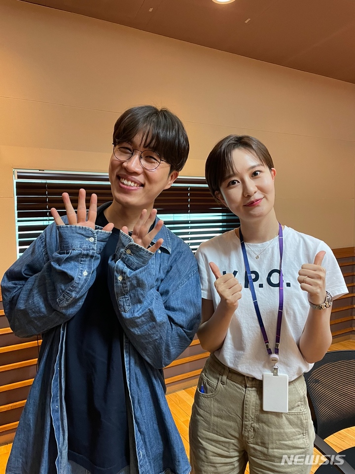[서울=뉴시스] 고영배, 김수지. 2022.05.28. (사진 = MBC FM4U '스포왕 고영배' 제공) photo@newsis.com*재판매 및 DB 금지 