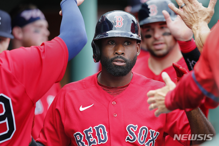 [보스턴=AP/뉴시스]재키 브래들리 주니어. 2022.05.29. 