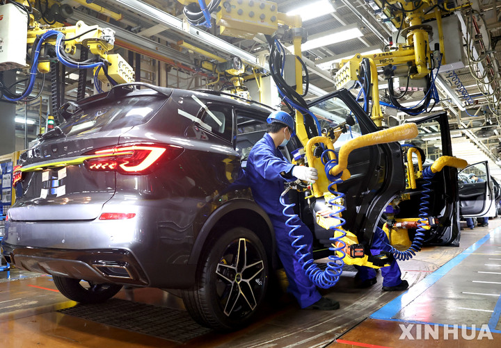7월 중국 S&P 제조업 PMI 49.5·0.9P↓…"생산·고용 동반 감소"