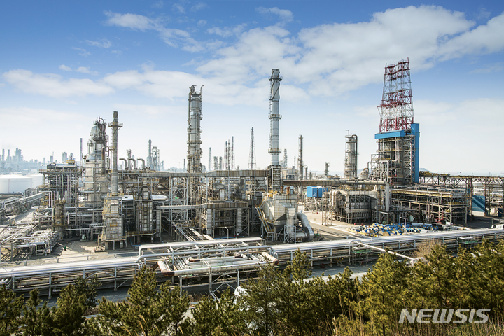 [서울=뉴시스] 현대오일뱅크 대산 공장 전경 (사진=현대오일뱅크 제공)