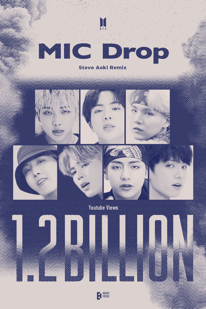[서울=뉴시스] 방탄소년단_MIC Drop 리믹스 버전MV_12억뷰 이미지. 2022.06.02. (사진 = 빅히트 뮤직 제공) photo@newsis.com *재판매 및 DB 금지