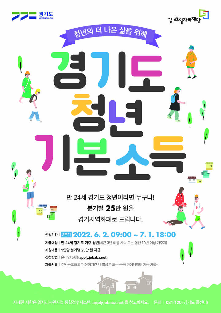 청년기본소득 2분기 접수. (사진=경기도 제공) *재판매 및 DB 금지