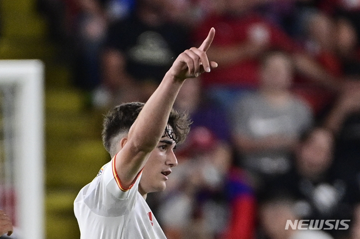 [프라하(체코)=AP/뉴시스]스페인 파블로 가비