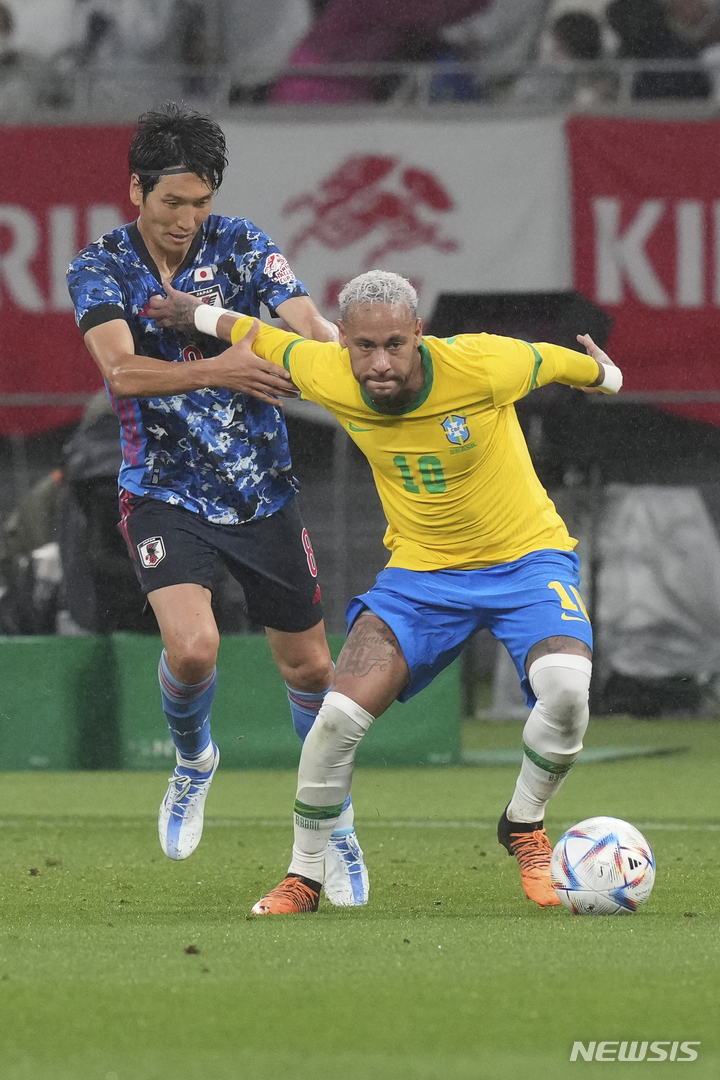 [도쿄=AP/뉴시스]브라질 네이마르