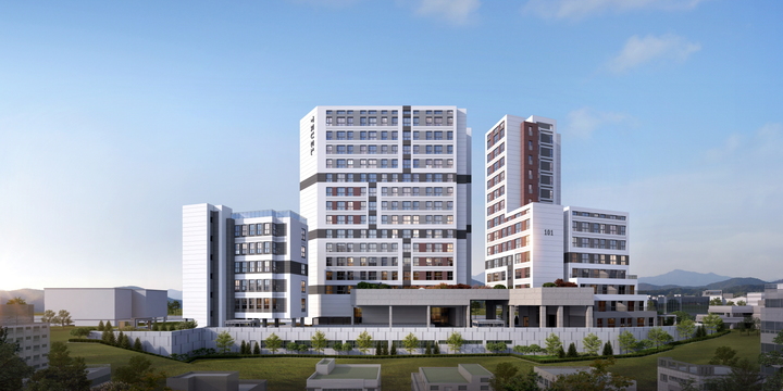 더 트루엘 마곡 HQ 배면 투시도(사진 제공=일성건설) *재판매 및 DB 금지