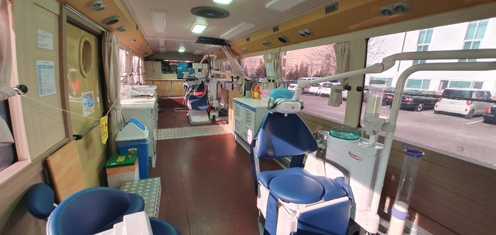 무료 이동진료 차량 내부 모습. (사진=경기도의료원 제공) *재판매 및 DB 금지
