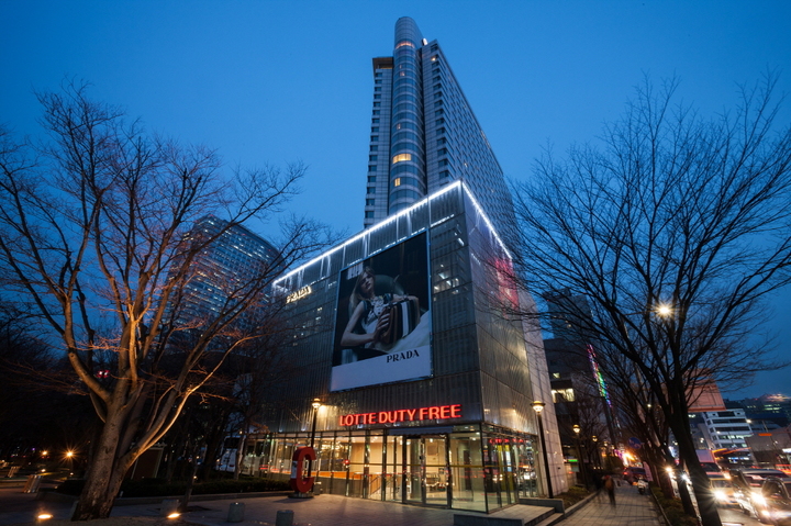 롯데면세점 코엑스점 전경(사진=롯데면세점 제공) *재판매 및 DB 금지